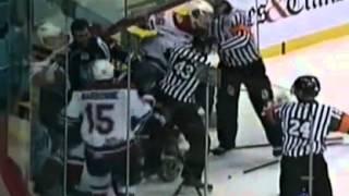 Dmitrij Jaskin Hit on Ryan MacKinnon Feb 11, 2013