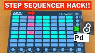 Hack Your APC Into a Step Sequencer! (Pure Data & MaxMSP)