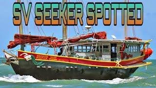 SV Seeker Spotted Sailing the Jetty || Fort Pierce Inlet