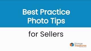 Best Practice Photo Tips for Sellers
