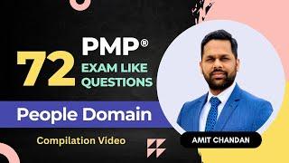 PMP® Exam practice  questions 2024 with explanations | All 14 tasks of people domain