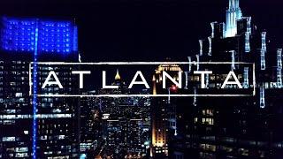 Atlanta, Georgia By Night | 4K Drone Footage