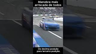 Manobra mais arriscada de todos os tempos #nascar #nascarcrashes #cars