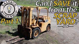 This 1969 Fork Truck WAS Headed for the SCRAP YARD! ~ RESCUING a 1960's Fork Truck ~ Part 1