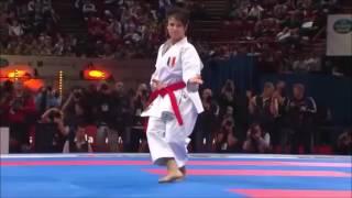 Rika Usami vs Sandy scordo 2012 world karate championship individual female kata final   from YouTub