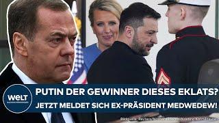 STREIT IM WEIßEN HAUS: "Das freche Schwein!" Jetzt meldet sich Dmitri Medwedew zu Wort!