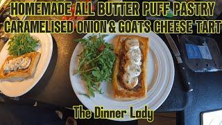 ALL BUTTER CARAMALISED ONION&GOATS CHEESE TARTS