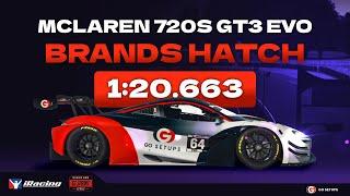 iRacing | Mclaren 720S GT3 EVO - Brands Hatch - GT Sprint - 2025 S3 Week 2 | Hotlap