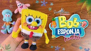 Bob esponja amigurumi crochet español/ingles