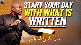 Start Your Day With What Is Written : Please Avoid Living Only On Visions | Apostle Joshua Selman