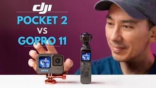 DJI POCKET 2 vs GOPRO HERO 11: Comparing Features & Review