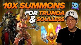 VIEWER SUMMONS for TRUNDA and SOULLESS?!? | 10X Summon Event | Raid: Shadow Legends