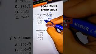 Soal SNBT 2025, Soal dan Pembahasan SNBT 2024, Soal UTBK 2025, Trik Cepat SNBT/UTBK #bimbelsnbt