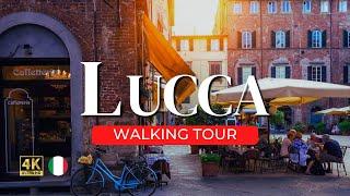 LUCCA ITALY Walking Tour - Tuscany's Best Kept Secret! (4k)