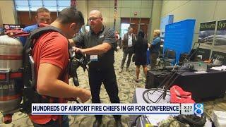 Hundreds of airport fire chiefs in GR for conference