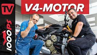 Der V4-Motor im Motorrad - Besser als der V2? Vorteile und Nachteile! Motorenkonzepte erklärt