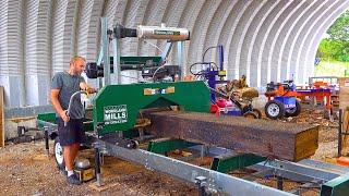 Milling Lumber for the New Woodshed