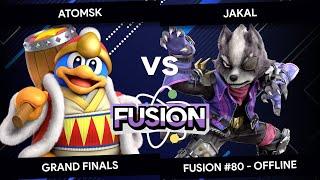 Fusion #80 - Atomsk (King Dedede) vs Jakal (Wolf) - Grand Finals