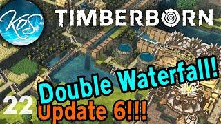 Timberborn 22 - UPDATE 6 - Double Waterfall Dream!