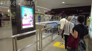 【4K WALKING】Dhoby Ghaut Yellow LIne to Red Line transfer