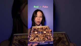 Real or Fake chocolate  inspired by Livvy asmr #asmr #shorts #satisfying