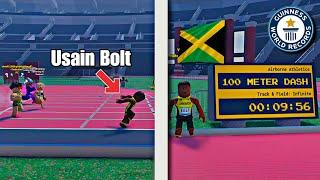 Usain Bolt On Roblox Track & Field Is NOT Fair