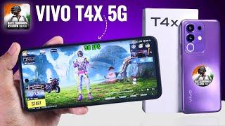 Vivo T4X 5g Bgmi Pubg Test | graphics Gyro settings, Battery test | Vivo T4x 5g review 