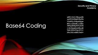 Base64 encoding explained