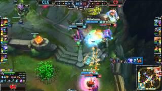 Doublelift pentakill CLG Vs. C9