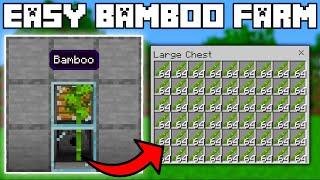  Minecraft Bedrock 1.21 | EASY BAMBOO FARM TUTORIAL!