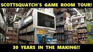 A Game Room Tour 30 YEARS In The Making! | Scottsquatch