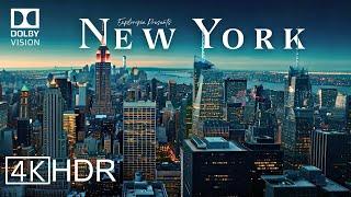 Experience the Magic of NYC at Night: 4K HDR Drone Flight 2025