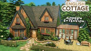 English Cottage w/ Modern Extension // The Sims 4 Speed Build