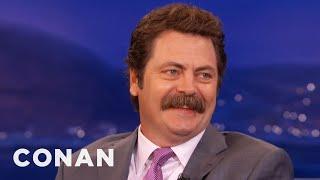 Nick Offerman: Manscaping Is An Abomination | CONAN on TBS