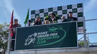 Manx Grand Prix Supporters Club Junior MGP Race Podium