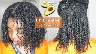 DIY Hair Mask 4: Avocado | for dry frizzy low porosity type 4 natural hair