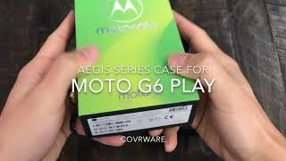 Moto G6 PLAY / Moto E5 (XT1920DL) - COVRWARE [Aegis Series] Armor Holster Case Screen Protector