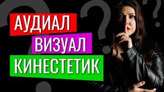 Кто ты? АУДИАЛ  ВИЗУАЛ  КИНЕСТЕТИК Как определить? / ТЕСТ и РАЗБОР Каждого Типа