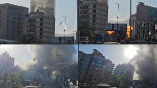 Israeli strike destroys building in Beirut's southern suburbs | AFP