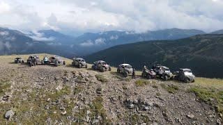 SxS trip to Tumbler Ridge. Mountain trails , lakes & waterfalls. Part 1