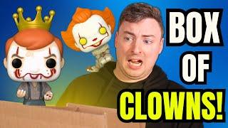 I Bought a Halloween Funko Pop Mystery Box Full of CLOWNS! PFO Battle!