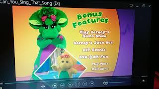 Barney and Friends: Can You Sing That Song? DVD Menu Walkthrough