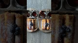 Blueberry cream cheese French Toast Rollups | #shorts