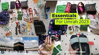 What to pack for Umrah for ladies || Umrah Packing List 2023 || Important things for Umrah