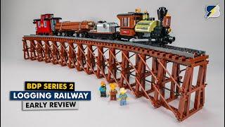 Bricklink Designer Program Series 2 - Logging Railway early review