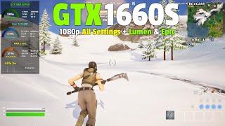 Fortnite Chapter 6 Season 1 : GTX 1660 SUPER - 1080p All Settings + TSR Settings