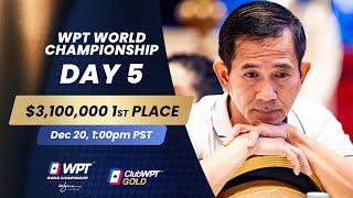 $23,000,000 WPT World Championship - Day 5