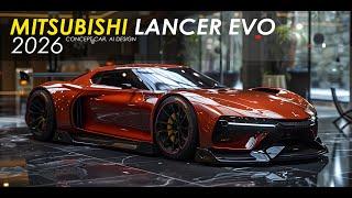 Mitsubishi Lancer EVO 2026 Concept Car, AI Design