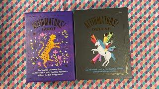 Affirmators!!!! tarot and Deluxe Oracle 100 Cards!