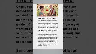 The value of time || English moral story || English short story  